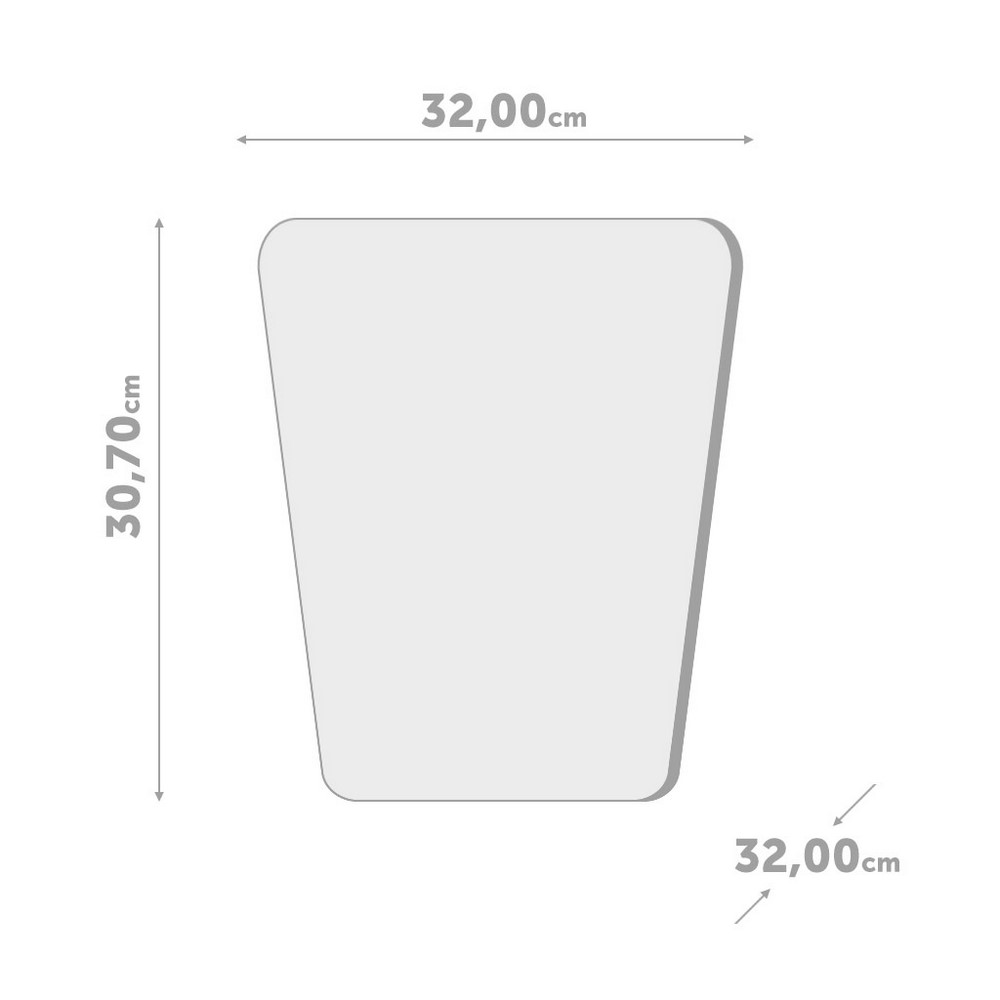 Balvi Corbeille à papier Basket plastique 30,7x32x32 cod.26409 Balvi